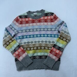 Gap S Womens Wool Blend Granola Girl Sweater Outdoor 90s Retro Warm